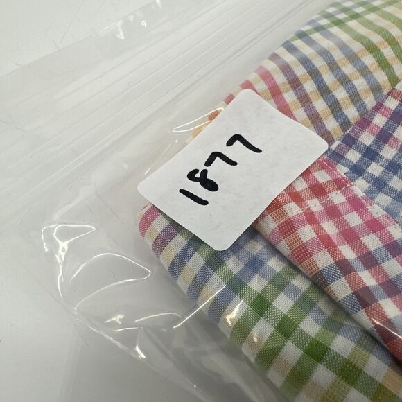 Cutter & Buck Shirt Mens XL Button Down Plaid Easter Spring Short Sleeves - Picture 9 of 9